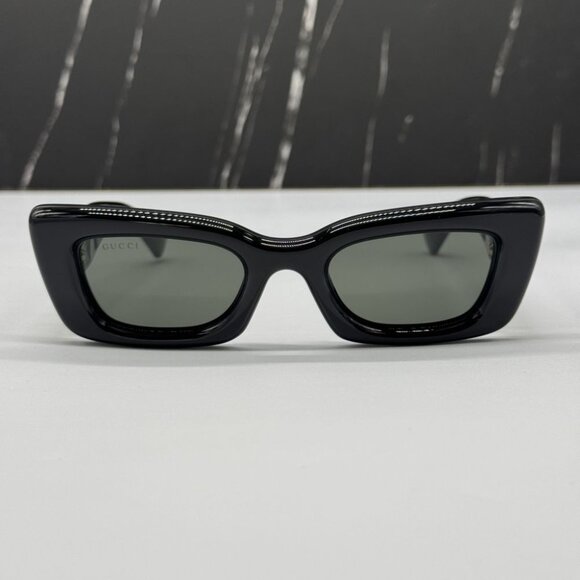 NEW GG1827S 001 GUCCI SHINY BLACK WOMEN GUCCI SUNGLASSES - Picture 4 of 13